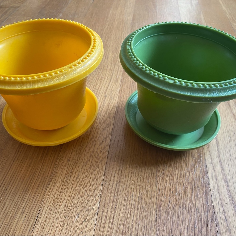 Vintage Plastic Planters